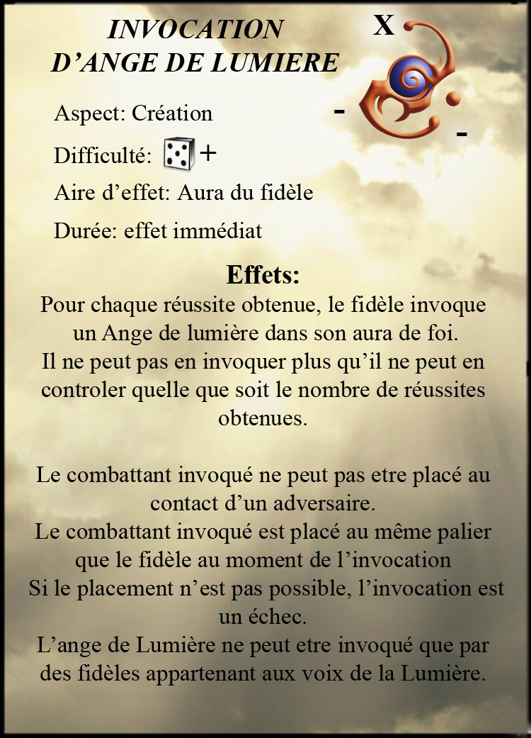 Invocation d'Ange de Lumière